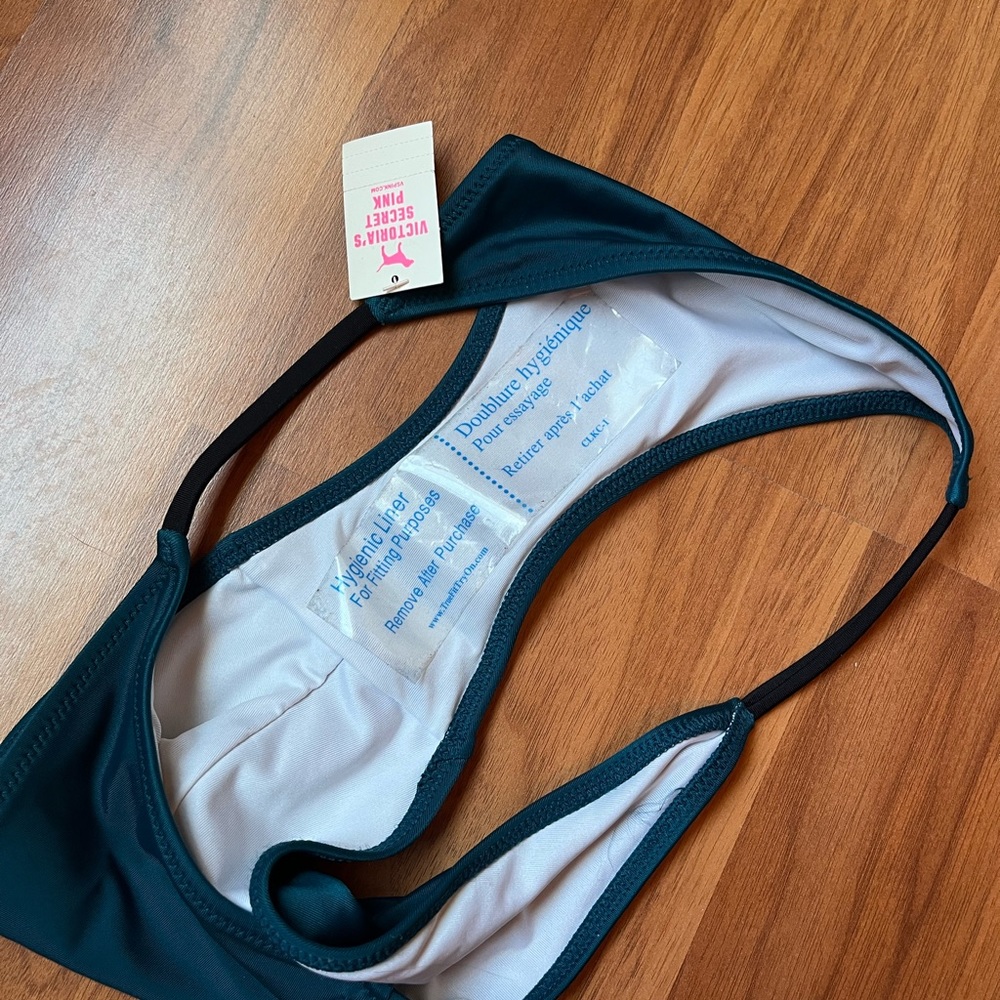 NWT PINK VS teal bikini bottoms - Picture 4 of 4
